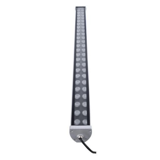 GLOBOSTAR® WASHERMOZA 90158 Μπάρα Φωτισμού Wall Washer LED 48W 5200lm 10-30° DC 24V Αδιάβροχο IP66 Θερμό Λευκό 2700K Dimmable – Bridgelux SMD Chip – Γκρι Ανθρακί – Μ100 x Π8 x Υ12cm – 3 Χρόνια Εγγύηση