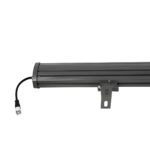 GLOBOSTAR® WASHERMOZA 90168 Μπάρα Φωτισμού Wall Washer LED 72W 6120lm 10-30° DC 24V Αδιάβροχο IP66 Μπλε Dimmable – Bridgelux SMD Chip – Γκρι Ανθρακί – Μ100 x Π14 x Υ7cm – 3 Χρόνια Εγγύηση