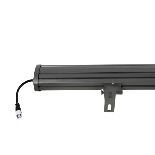 GLOBOSTAR® WASHERMOZA 90168 Μπάρα Φωτισμού Wall Washer LED 72W 6120lm 10-30° DC 24V Αδιάβροχο IP66 Μπλε Dimmable – Bridgelux SMD Chip – Γκρι Ανθρακί – Μ100 x Π14 x Υ7cm – 3 Χρόνια Εγγύηση