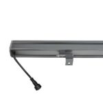 GLOBOSTAR® WASHERMOZA 90170 Μπάρα Φωτισμού Wall Washer LED 72W 6120lm 10-30° DC 24V Αδιάβροχο IP66 Πολύχρωμο RGB Dimmable – Bridgelux SMD Chip – Γκρι Ανθρακί – Μ100 x Π5 x Υ4cm – 3 Χρόνια Εγγύηση