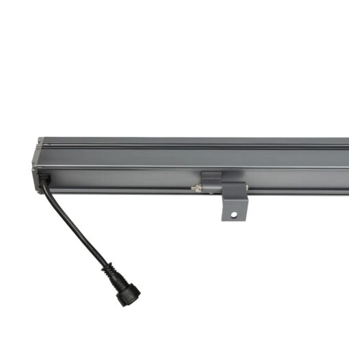 GLOBOSTAR® WASHERMOZA 90170 Μπάρα Φωτισμού Wall Washer LED 72W 6120lm 10-30° DC 24V Αδιάβροχο IP66 Πολύχρωμο RGB Dimmable – Bridgelux SMD Chip – Γκρι Ανθρακί – Μ100 x Π5 x Υ4cm – 3 Χρόνια Εγγύηση
