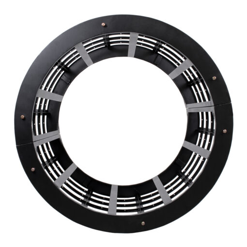 GloboStar® BASULCO 90249 Μεταλλικό Cabinet με Διάμετρο D100cm για Δημιουργία Στρόγγυλου LED Video Wall Curved με τα Εύκαμπτα Πλακίδια Ψηφιακής Οθόνης 32x16cm SKU:90232 IP20 – Φ100 x Υ96cm