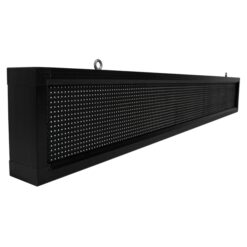 GLOBOSTAR® DISPLAY 90260 Κυλιόμενη Ψηφιακή Επιγραφή P10 Μονής Όψης LED AC 220-240V Αδιάβροχο IP54 Ψυχρό Λευκό 6000K - WiFi Control μέσω FK APP - Αισθητήρας Θερμοκρασίας & Υγρασίας - Μ168 x Π9 x Υ24cm - 2 Χρόνια Εγγύηση