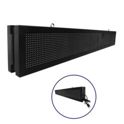 GLOBOSTAR® DISPLAY 90312 Κυλιόμενη Ψηφιακή Επιγραφή P10 Διπλής Όψης LED AC 220-240V Αδιάβροχο IP65 Πράσινο - WiFi Control μέσω FK APP - Αισθητήρας Θερμοκρασίας & Υγρασίας - Μ168 x Π12 x Υ24cm - 2 Χρόνια Εγγύηση