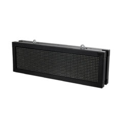 GLOBOSTAR® DISPLAY 90319 Κυλιόμενη Ψηφιακή Επιγραφή 64x16cm P10 Διπλής Όψης LED AC 220-240V Αδιάβροχο IP65 Πορτοκαλί - WiFi Control μέσω FK APP - Αισθητήρας Θερμοκρασίας & Υγρασίας - Μ70.5 x Π11 x Υ22.5cm - 2 Χρόνια Εγγύηση