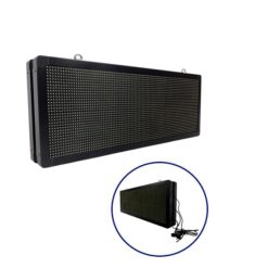 GLOBOSTAR® DISPLAY 90320 Κυλιόμενη Ψηφιακή Επιγραφή P10 Διπλής Όψης LED AC 220-240V Αδιάβροχο IP65 Ψυχρό Λευκό 6000K - WiFi Control μέσω FK APP - Αισθητήρας Θερμοκρασίας & Υγρασίας - Μ104 x Π12 x Υ40cm - 2 Χρόνια Εγγύηση