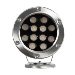 Alternative view of GLOBOSTAR® UNDERWATER-DENIS 90429 Υποβρύχιος Προβολέας Σποτ για Σιντριβάνια/Πισίνες LED 12W 1080lm 30° DC 24V Αδιάβροχο IP68 Θερμό Λευκό 2700K Dimmable - Ανοξείδωτο Ατσάλι 304 - Μ14.5 x Π7 x Υ17cm - 3 Χρόνια Εγγύηση