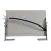 GLOBOSTAR® FLOODHENO 999-0263 Προβολέας Σποτ Wall Washer LED 24W 2040lm 30° AC 220-240V Αδιάβροχο IP67 Ultra Θερμό Λευκό 2200K – Bridgelux SMD Chip – Γκρι – Μ24 x Π11 x 16.5cm – 3 Χρόνια Εγγύηση