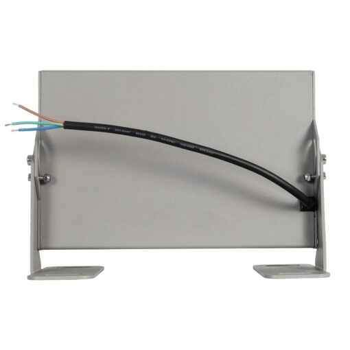 GLOBOSTAR® FLOODHENO 999-0263 Προβολέας Σποτ Wall Washer LED 24W 2040lm 30° AC 220-240V Αδιάβροχο IP67 Ultra Θερμό Λευκό 2200K – Bridgelux SMD Chip – Γκρι – Μ24 x Π11 x 16.5cm – 3 Χρόνια Εγγύηση
