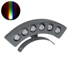 Alternative view of GloboStar® TREELIGHT-PLANTE 90459 Κυρτή Μπάρα Φωτισμού Wall Washer Ειδική για Φυτά - Δέντρα LED 6W 630lm 15° DC 24V Αδιάβροχο IP67 Μ18 x Π3.7 x Υ7.5cm RGBW DMX512 - Γκρι Ανθρακί - 3 Years Warranty