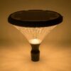 GLOBOSTAR® SQUARE 90503 Φωτιστικό Κεφαλής Post Top Πλατείας/Πάρκου/Κήπου LED 40W 1600lm 120° DC 5V με Ενσωματωμένο Φωτοβολταϊκό Panel 5V 25W & Επαναφορτιζόμενη Μπαταρία Li-ion 3.2V 30000mAh με Αισθητήρα Κίνησης-Ημέρας-Νύχτας Αδιάβροχο IP65 Θερμό Λευκό 2700K – Sanan SMD Chip – Γκρι Ανθρακί Ματ – Μ54 x Π54 x Υ48.5cm – 2 Χρόνια Εγγύηση