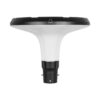 Globostar® SQUARE 90504 Φωτιστικό Κεφαλής Post Top Πλατείας/Πάρκου/Κήπου LED 25W 1000lm με Ανιχνευτή Κίνησης και Αισθητήρα Νυχτός IP65 Ψυχρό Λευκό 6000K – 2 Χρόνια Εγγύηση