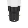 Globostar® SQUARE 90504 Φωτιστικό Κεφαλής Post Top Πλατείας/Πάρκου/Κήπου LED 25W 1000lm με Ανιχνευτή Κίνησης και Αισθητήρα Νυχτός IP65 Ψυχρό Λευκό 6000K – 2 Χρόνια Εγγύηση