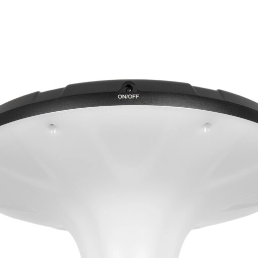 Globostar® SQUARE 90504 Φωτιστικό Κεφαλής Post Top Πλατείας/Πάρκου/Κήπου LED 25W 1000lm με Ανιχνευτή Κίνησης και Αισθητήρα Νυχτός IP65 Ψυχρό Λευκό 6000K – 2 Χρόνια Εγγύηση