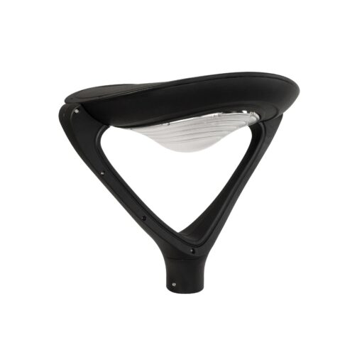 GLOBOSTAR® SQUARE 90507 Φωτιστικό Στύλου/Κολώνας Πλατείας/Πάρκου/Κήπου με Ασύρματο Χειριστήριο LED 20W 800lm 120° Ενσωματωμένο Φωτοβολταϊκό Panel 6V 20W & Επαναφορτιζόμενη Μπαταρία Li-ion 3.2V 20000mAh με Αισθητήρα Κίνησης-Ημέρας-Νύχτας Αδιάβροχο IP65 Θερμό Λευκό 2700K – Μαύρο- Μ60 x Π47 x Υ48cm – 2 Χρόνια Εγγύηση