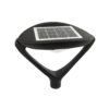 GLOBOSTAR® SQUARE 90507 Φωτιστικό Στύλου/Κολώνας Πλατείας/Πάρκου/Κήπου με Ασύρματο Χειριστήριο LED 20W 800lm 120° Ενσωματωμένο Φωτοβολταϊκό Panel 6V 20W & Επαναφορτιζόμενη Μπαταρία Li-ion 3.2V 20000mAh με Αισθητήρα Κίνησης-Ημέρας-Νύχτας Αδιάβροχο IP65 Θερμό Λευκό 2700K – Μαύρο- Μ60 x Π47 x Υ48cm – 2 Χρόνια Εγγύηση