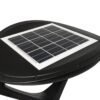 GLOBOSTAR® SQUARE 90507 Φωτιστικό Στύλου/Κολώνας Πλατείας/Πάρκου/Κήπου με Ασύρματο Χειριστήριο LED 20W 800lm 120° Ενσωματωμένο Φωτοβολταϊκό Panel 6V 20W & Επαναφορτιζόμενη Μπαταρία Li-ion 3.2V 20000mAh με Αισθητήρα Κίνησης-Ημέρας-Νύχτας Αδιάβροχο IP65 Θερμό Λευκό 2700K – Μαύρο- Μ60 x Π47 x Υ48cm – 2 Χρόνια Εγγύηση