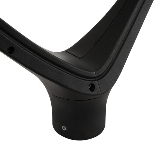 GLOBOSTAR® SQUARE 90507 Φωτιστικό Στύλου/Κολώνας Πλατείας/Πάρκου/Κήπου με Ασύρματο Χειριστήριο LED 20W 800lm 120° Ενσωματωμένο Φωτοβολταϊκό Panel 6V 20W & Επαναφορτιζόμενη Μπαταρία Li-ion 3.2V 20000mAh με Αισθητήρα Κίνησης-Ημέρας-Νύχτας Αδιάβροχο IP65 Θερμό Λευκό 2700K – Μαύρο- Μ60 x Π47 x Υ48cm – 2 Χρόνια Εγγύηση
