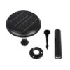 GLOBOSTAR® VEGGIE 90522 Φωτιστικό Κολωνάκι Κήπου LED 10W 500lm 120° με Ενσωματωμένο Φωτοβολταϊκό Panel 6V 2W & Επαναφορτιζόμενη Μπαταρία Li-ion 3.2V 6000mAh με Αισθητήρα Ημέρας-Νύχτας Αδιάβροχο IP65 Ψυχρό Λευκό 6000K – Sanan SMD Chip – Μαύρο – Μ26 x Π26 x Υ60cm – 2 Χρόνια Εγγύηση