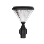 GLOBOSTAR® SOLARTIS 90527 Μοντέρνο Φωτιστικό Τοίχου – Απλίκα LED 10W 1000lm 180° με Ενσωματωμένο Φωτοβολταϊκό Panel 6V 5W & Επαναφορτιζόμενη Μπαταρία Li-ion 3.2V 6000mAh με Αισθητήρα Ημέρας-Νύχτας Αδιάβροχο IP65 Ψυχρό Λευκό 6000K – Sanan SMD Chip – Μαύρο – Μ26.5 x Π30 x Υ40cm – 2 Χρόνια Εγγύηση
