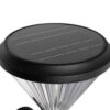 GLOBOSTAR® SOLARTIS 90527 Μοντέρνο Φωτιστικό Τοίχου – Απλίκα LED 10W 1000lm 180° με Ενσωματωμένο Φωτοβολταϊκό Panel 6V 5W & Επαναφορτιζόμενη Μπαταρία Li-ion 3.2V 6000mAh με Αισθητήρα Ημέρας-Νύχτας Αδιάβροχο IP65 Ψυχρό Λευκό 6000K – Sanan SMD Chip – Μαύρο – Μ26.5 x Π30 x Υ40cm – 2 Χρόνια Εγγύηση