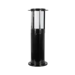 Alternative view of GLOBOSTAR® SOLARMIS 90536 Φωτιστικό Κολωνάκι Κήπου LED 10W 180lm 120° με Ενσωματωμένο Φωτοβολταϊκό Panel 6V 5W & Επαναφορτιζόμενη Μπαταρία Li-ion 3.2V 6000mAh με Αισθητήρα Ημέρας-Νύχτας Αδιάβροχο IP65 All in One CCT 6000K-4500K-2700K - Μαύρο - Μ22 x Π22 x Υ59cm - 2 Χρόνια Εγγύηση