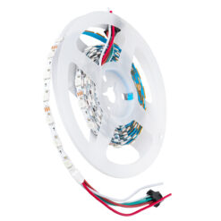 Alternative view of GLOBOSTAR® DIGIPRO 90606 Ψηφιακή Pixel Addressable Ταινία LED 14.4W/m 864lm/m 120° DC 5V IP20 60 x SMD5050 Chip/m 20 x Pixel/m Πολύχρωμο RGB Dimmable SPI/TTL Protocol IC WS2812/SK6812 - Sanan SMD Chip - Μ200 x Π0.6 x Υ0.2cm - Ρολό 2 Μέτρων - 5 Χρόνια Εγγύηση