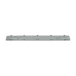 GLOBOSTAR® VIGAS 90613 Γραμμικό Βιομηχανικό Φωτιστικό Σκαφάκι Tri-Proof με Μεταλλικά Clips για 2 x Λάμπες T8 G13 120cm Τύπου Φθορίου LED Τροφοδοσίας Ενός Άκρου 120° AC 220-240V Αδιάβροχο IP65 – Γκρι με Διάφανο Κάλυμμα Πλαστικό PC – Μ126 x Π11.5 x Υ9cm