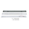 GLOBOSTAR® VIGAS 90613 Γραμμικό Βιομηχανικό Φωτιστικό Σκαφάκι Tri-Proof με Μεταλλικά Clips για 2 x Λάμπες T8 G13 120cm Τύπου Φθορίου LED Τροφοδοσίας Ενός Άκρου 120° AC 220-240V Αδιάβροχο IP65 – Γκρι με Διάφανο Κάλυμμα Πλαστικό PC – Μ126 x Π11.5 x Υ9cm