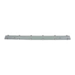 GLOBOSTAR® VIGAS 90615 Γραμμικό Βιομηχανικό Φωτιστικό Σκαφάκι Tri-Proof με Μεταλλικά Clips για 2 x Λάμπες T8 G13 150cm Τύπου Φθορίου LED Τροφοδοσίας Ενός Άκρου 120° AC 220-240V Αδιάβροχο IP65 – Γκρι με Διάφανο Κάλυμμα Πλαστικό PC – Μ156 x Π12 x Υ9cm