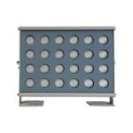 GLOBOSTAR® FLOODHENO 999-0264 Προβολέας Σποτ Wall Washer LED 36W 2880lm 30° DC 24V Αδιάβροχο IP65 Πολύχρωμο RGB Dimmable DMX512 – Bridgelux SMD Chip – Γκρι – Μ22 x Π11 x Υ16.5cm – 3 Χρόνια Εγγύηση