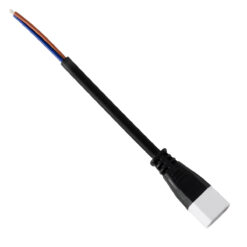 Alternative view of GLOBOSTAR® WWCONNECTOR 90704 2 Pin Σύνδεσμος Τροφοδοσίας για Wall Washers & Προβολείς με Είσοδο 2 x 0.5mm2 & Έξοδο 1 x Θηλυκό Βύσμα Αδιάβροχο IP65 - Μαύρο - Μ11 x Π2 x Υ1.2cm