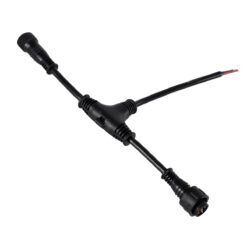 Alternative view of GLOBOSTAR® WWCONNECTOR 90707 5 Pin Σύνδεσμος Τροφοδοσίας I για Wall Washers & Προβολείς με Είσοδο 1 x Αρσενικό Βύσμα & Έξοδο 1 x Θηλυκό Βύσμα Αδιάβροχο IP65 - Μαύρο - Μ25.5 x Π17 x Υ2cm