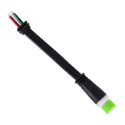 Alternative view of GLOBOSTAR® WWCONNECTOR 90708 5 Pin Σύνδεσμος Τροφοδοσίας για Wall Washers & Προβολείς με Είσοδο 5 x 0.25mm2 & Έξοδο 1 x Αρσενικό Βύσμα Αδιάβροχο IP65 - Μαύρο - Μ11 x Π2 x Υ1.2cm
