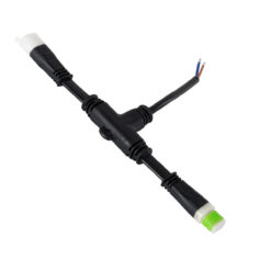 Alternative view of GLOBOSTAR® WWCONNECTOR 90709 5 Pin Σύνδεσμος Τροφοδοσίας I για Wall Washers & Προβολείς με Είσοδο 1 x Αρσενικό Βύσμα & Έξοδο 1 x Θηλυκό Βύσμα Αδιάβροχο IP65 - Μαύρο - Μ20 x Π11.5 x Υ1.5cm