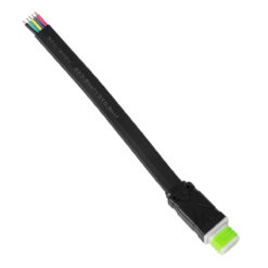 Alternative view of GLOBOSTAR® WWCONNECTOR 90710 5 Pin Σύνδεσμος Τροφοδοσίας για Wall Washers & Προβολείς με Είσοδο 5 x 0.25mm2 & Έξοδο 1 x Αρσενικό Βύσμα Αδιάβροχο IP65 - Μαύρο - Μ16 x Π1.5 x Υ1.2cm