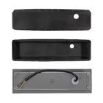 kelvo® STEPART KLV-101-0093 Χωνευτό Φωτιστικό Σκαλοπατιού / Διαδρόμου LED 3W 375lm 45° AC 220-240V Αδιάβροχο IP65 Θερμό Λευκό 2700K – Lumileds SMD Chip & TÜV SÜD Driver – Γκρι Ανθρακί Ματ – Μ6.5 x Π6.5 x Υ21cm / Q5.4 x 18.9cm – 5 Χρόνια Εγγύηση