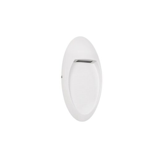 kelvo® STEPART KLV-101-0103 Φωτιστικό Σκαλοπατιού / Διαδρόμου LED 3W 375lm 45° AC 220-240V Αδιάβροχο IP65 Θερμό Λευκό 2700K – Lumileds SMD Chip & TÜV SÜD Driver – Λευκό Ματ – Μ13 x Π5.5 x Υ26cm – 5 Χρόνια Εγγύηση