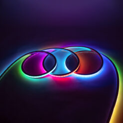 Alternative view of GLOBOSTAR® NEONIO-A 90753 Ψηφιακή Pixel Addressable Ταινία Neon Flex LED 14.4W/m 864lm/m 90° DC 12V Αδιάβροχο IP65 60 x SMD5050 Chip/m 20 x Pixel/m Πολύχρωμο RGB Dimmable SPI/TTL Protocol IC SM16703P/WS2811/WS2812 - Sanan SMD Chip - Μ1000 x Π1.4 x Υ1.4cm - Ρολό 10 Μέτρων - 3 Χρόνια Εγγύηση