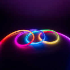 Alternative view of GLOBOSTAR® NEONIO-D 90756 Ψηφιακή Pixel Addressable Ταινία Neon Flex LED 14.4W/m 864lm/m 360° DC 12V Αδιάβροχο IP65 60 x SMD5050 Chip/m 20 x Pixel/m Πολύχρωμο RGB Dimmable SPI/TTL Protocol IC SM16703P/WS2811/WS2812 - Sanan SMD Chip - Μ1000 x Π2 x Υ2cm - Ρολό 10 Μέτρων - 3 Χρόνια Εγγύηση