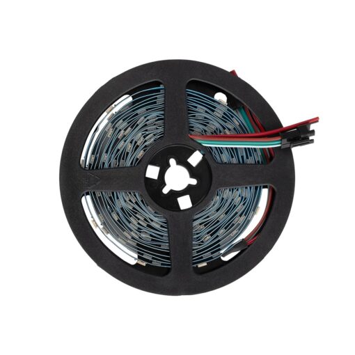 GLOBOSTAR® DIGISTRIP 90758 Σετ Ψηφιακής Pixel Addressable Ταινίας με RF Ασύρματο Χειριστήριο & Λειτουργία μέσω WiFi APP LED 36W/5m 2880lm/5m 120° DC 5V με USB 2.0 IP20 150 x SMD5050 Chip/5m 150 x Pixel/5m Πολύχρωμο RGB Dimmable SPI/TTL Protocol – Sanan SMD Chip – Μ500 x Π1 x Υ0.2cm – Ρολό 5 Μέτρων – 5 Χρόνια Εγγύηση