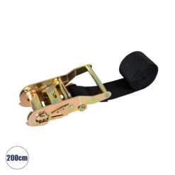 Alternative view of GLOBOSTAR® 90480 Ιμάντας με Καστάνια για Τοποθέτηση Φωτιστικών Σποτ σε κορμό Φυτών & Δέντρων - Μαύρο & Χρυσό - Μ200 x Π7.5 x Υ5cm