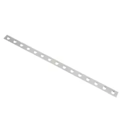 Alternative view of GloboStar® 90829 Μεταλλικο Καλυμμα 1 Μέτρου 15 Τεμαχίων για Ψηφιακή Αλυσίδα Γιρλάντα 20 Σποτ LED με Κωδικό 90140 Ασημί Μ100 x Π4.7 x Υ1cm