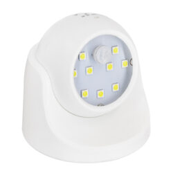 Alternative view of GloboStar® 79000 Λευκό Φωτιστικό Μπαταρίας σε Σχήμα Κάμερας LED SMD 3W 300lm με Αισθητήρα Ημέρας-Νύχτας και PIR Αισθητήρα Κίνησης Ψυχρό Λευκό 6000K