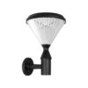 GLOBOSTAR® SOLARTIS 90527 Μοντέρνο Φωτιστικό Τοίχου – Απλίκα LED 10W 1000lm 180° με Ενσωματωμένο Φωτοβολταϊκό Panel 6V 5W & Επαναφορτιζόμενη Μπαταρία Li-ion 3.2V 6000mAh με Αισθητήρα Ημέρας-Νύχτας Αδιάβροχο IP65 Ψυχρό Λευκό 6000K – Sanan SMD Chip – Μαύρο – Μ26.5 x Π30 x Υ40cm – 2 Χρόνια Εγγύηση