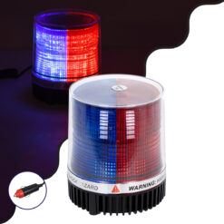 Alternative view of GloboStar® 85155 PRO Series Φάρος Σήμανσης Οχήματος Αστυνομίας για Αυτοκίνητα & Φορτηγά STROBE LED 10W DC 12-24V Αδιάβροχος IP65 Μπλε & Κόκκινο