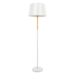 Alternative view of GLOBOSTAR® CEDAR 00828 Μοντέρνο Επιδαπέδιο Φωτιστικό με Ντουί 1 x E27 AC 220-240V IP20 - Λευκό & Μπεζ - Μ40 x Π40 x Υ148cm