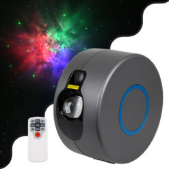 Alternative view of GloboStar® 78595 XL Διακοσμητικό Φωτιστικό Ειδικών Εφέ LASER NIGHT SKY AURORA GALAXY 3D LED 10W AC 230V - Πρίζα Schuko και Ασύρματο Χειριστήριο RF 2.4Ghz Πολύχρωμo RGB Dimmable