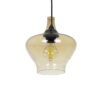 GLOBOSTAR® OVOCE 206-0033 Μοντέρνο Κρεμαστό Φωτιστικό Οροφής με Ντουί 1 x E27 AC 220-240V IP20 – Mελί – Μ20 x Π20 x Υ22cm