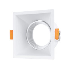 Alternative view of GLOBOSTAR® ALPHA 77832 Χωνευτή Κινούμενη Βάση για Σποτ MR16 για Ντουί GU10/GU5.3 IP20 - Λευκό - Μ9 x Π9 x Υ4.5cm / Q8.3cm